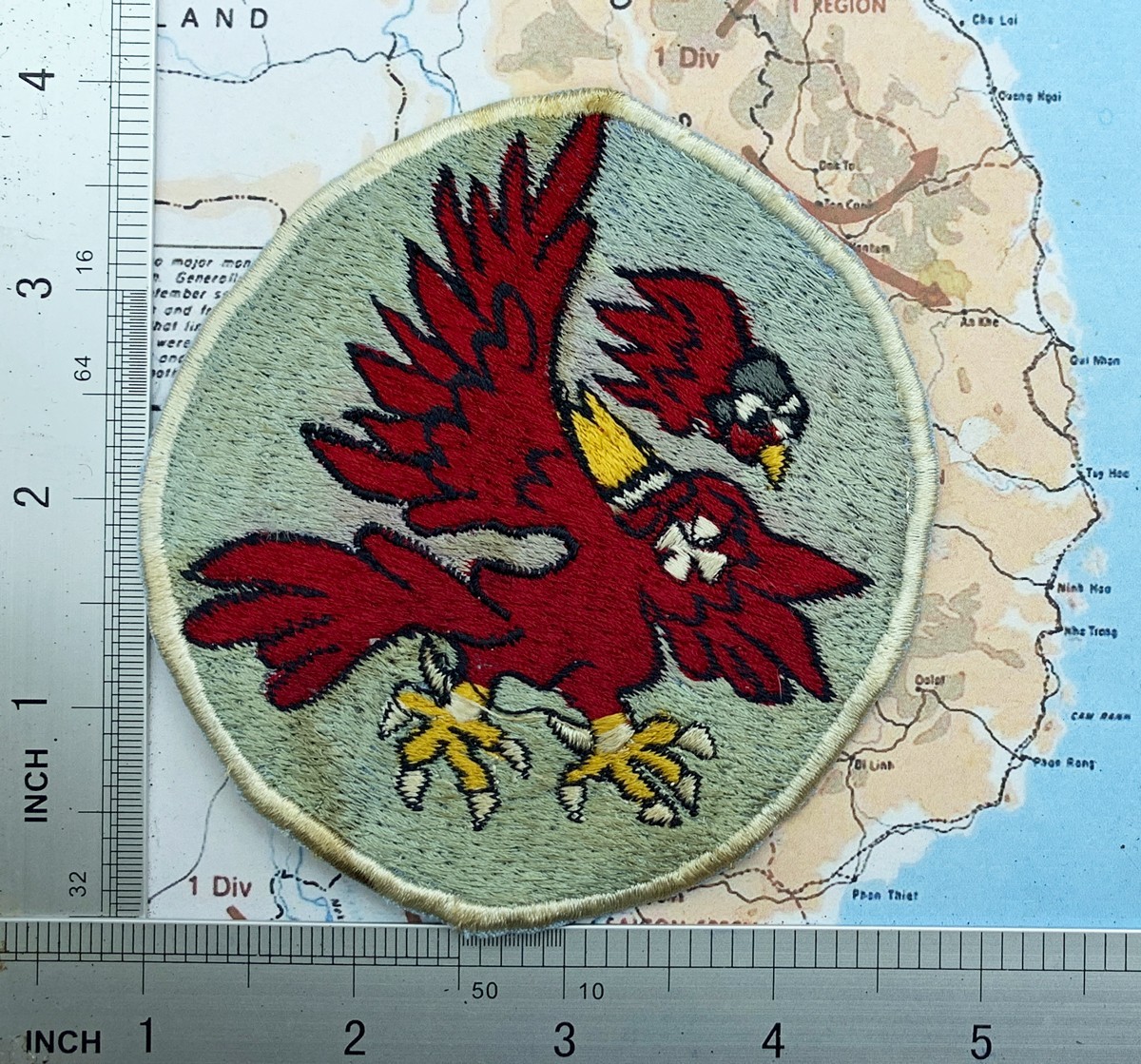 Patch , USAF 65th Fighter Interceptor Squadron Patch , t12-122