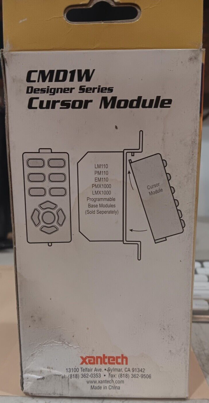 Xantech CMD1W Designer Series Cursor Module