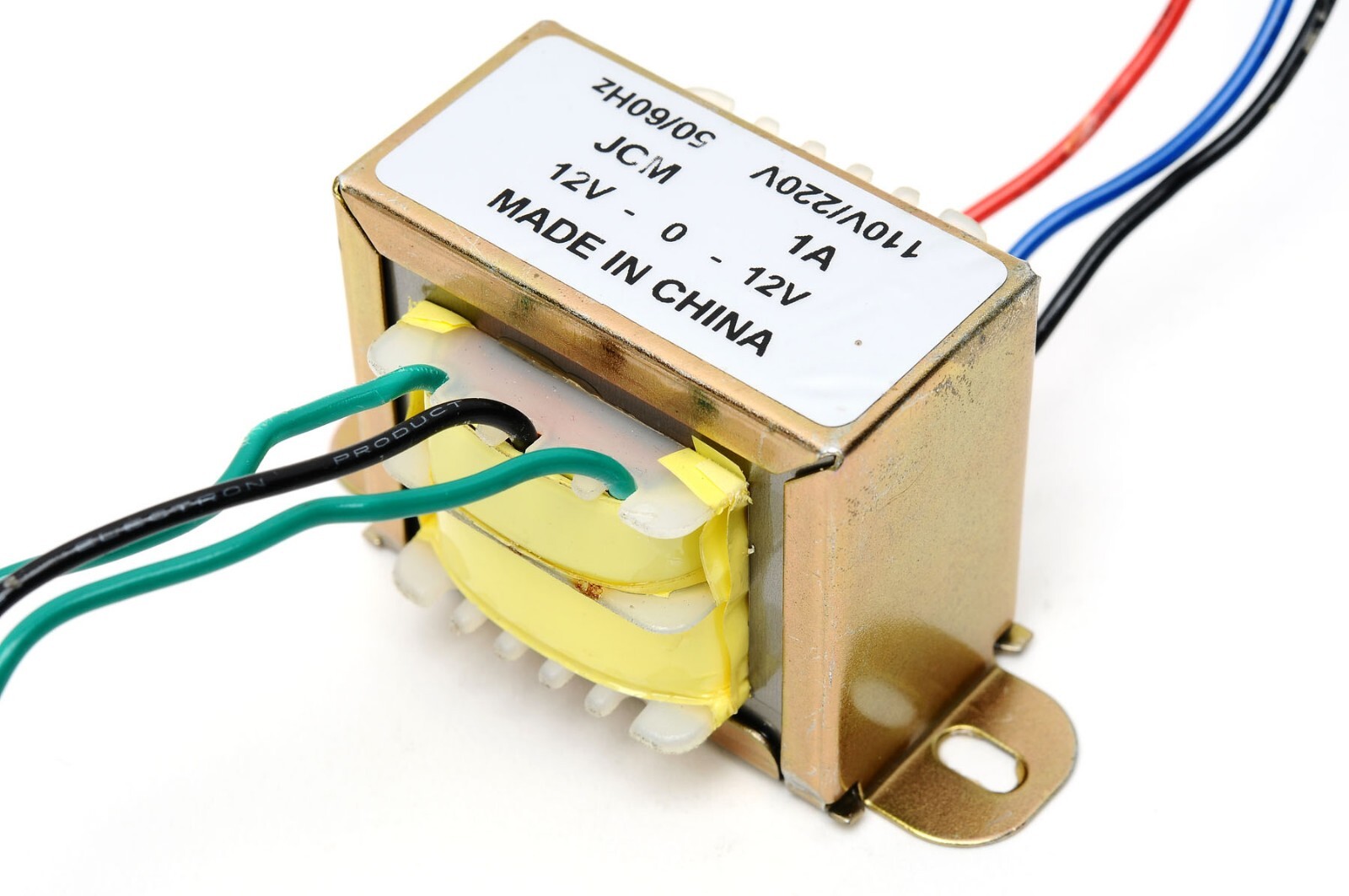 110/220VAC to 24VAC 1000mA 1A Center Tap Power Transformer 12V-0-12V 24V 12Vx2