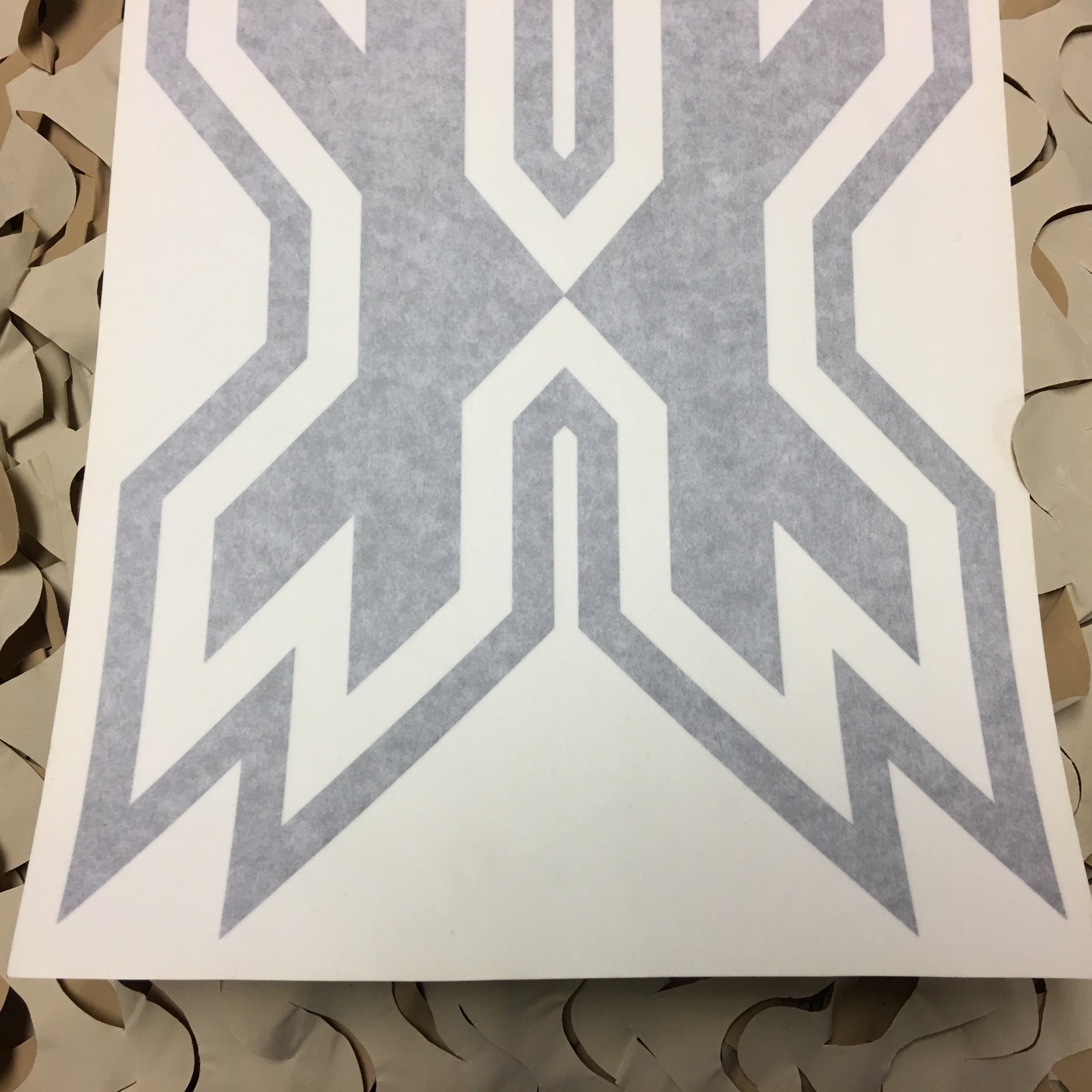 NEW HK Army Icon Car Sticker - Silver