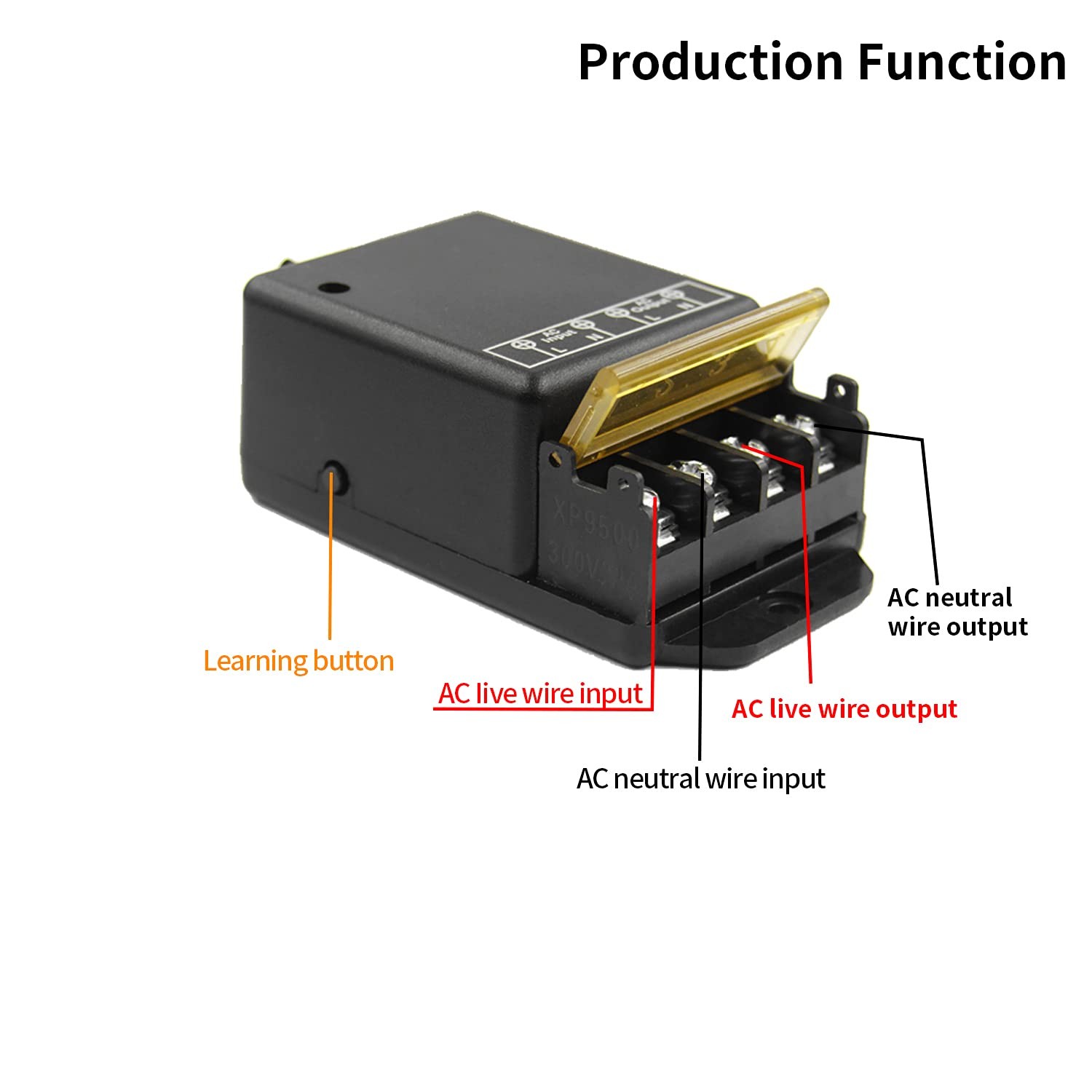 Wireless Remote Switch 433M 30A Relay RF Control Light Pump Electrical 110V