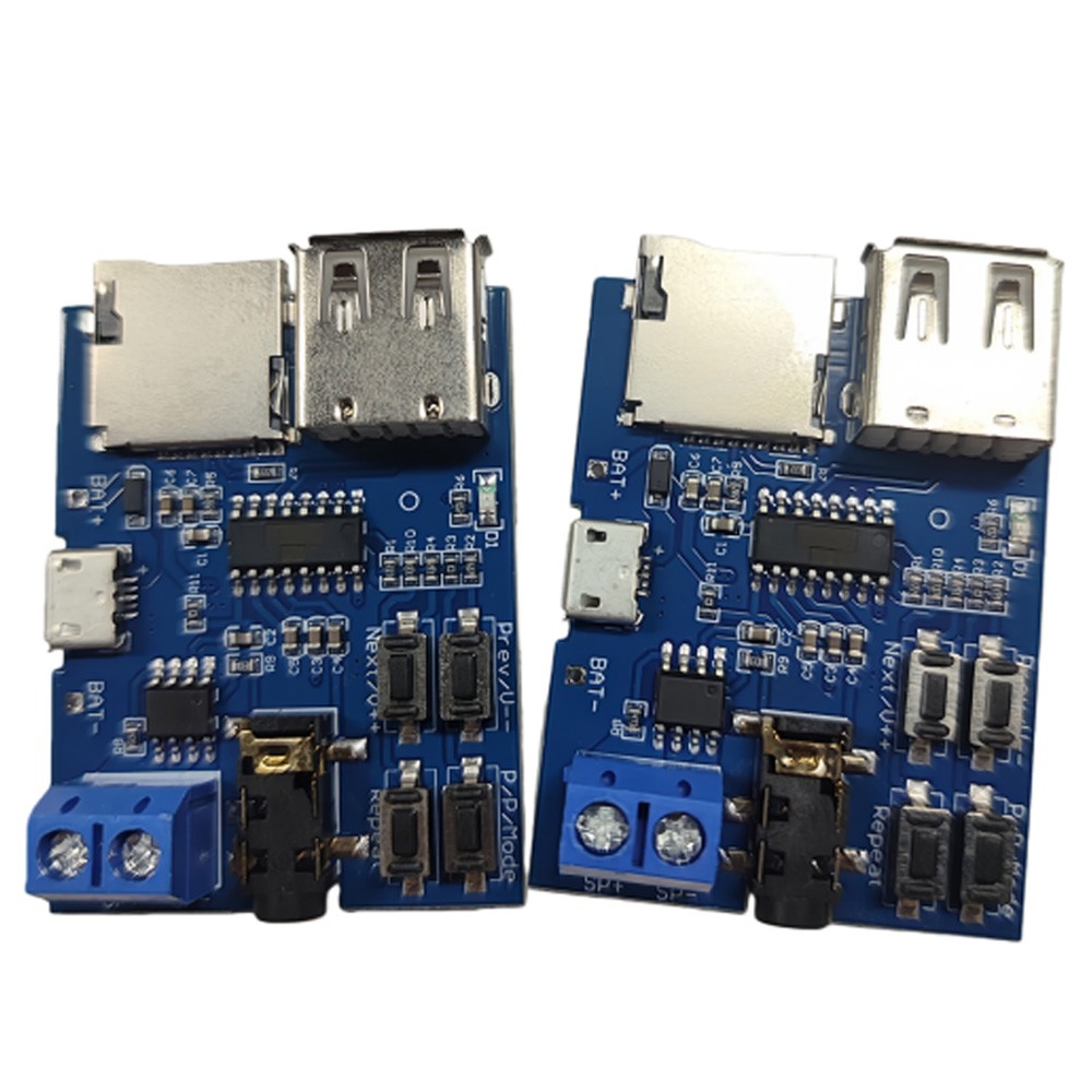 2X Mono MP3 USB Flash Drive Micro SD TF Card Player Decoding Amplifier Board US