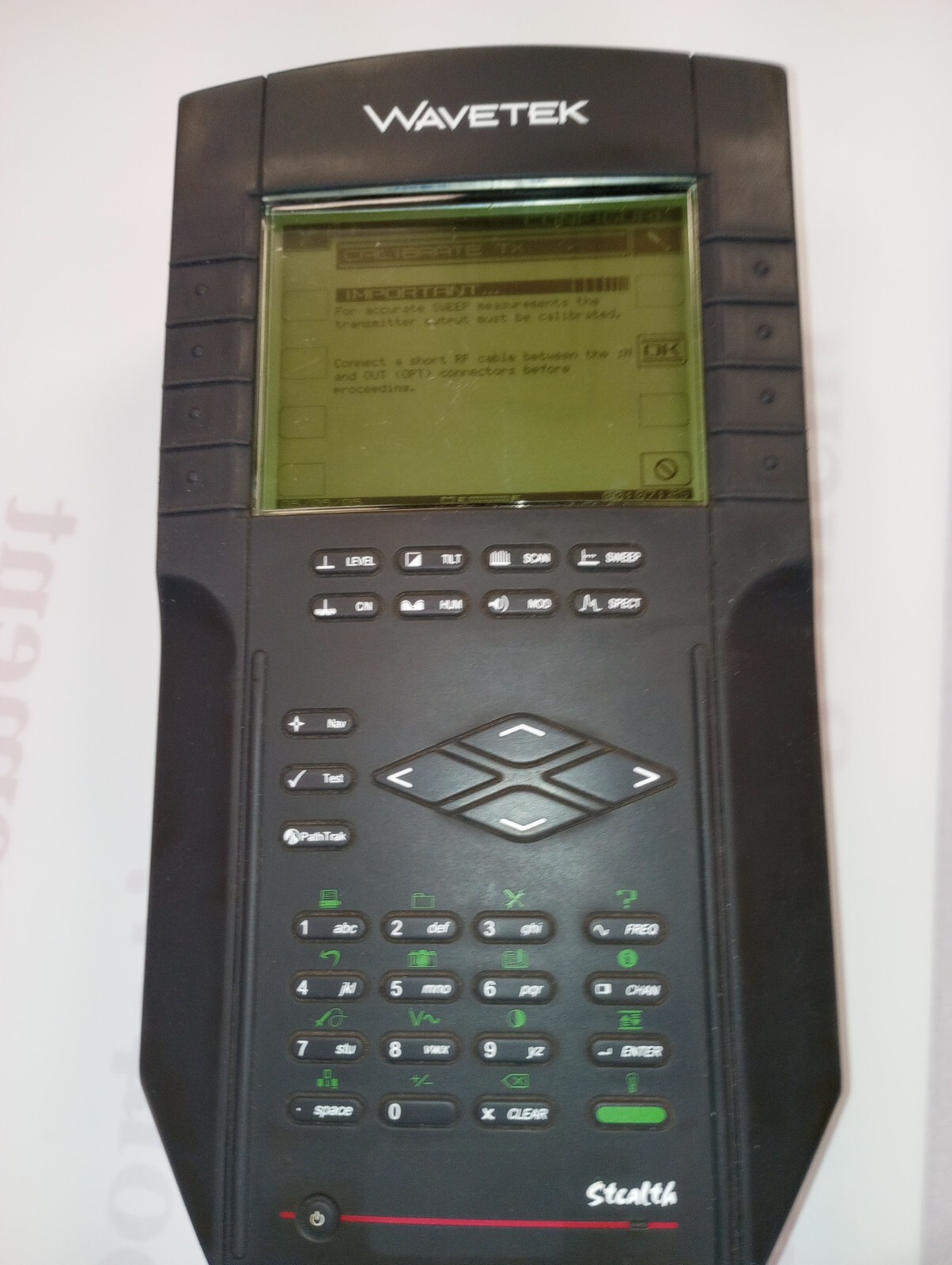 WAVETEK  SDA-5000 Stealth Digital Analyzer Meter + CHARGER +  CONNECTORS