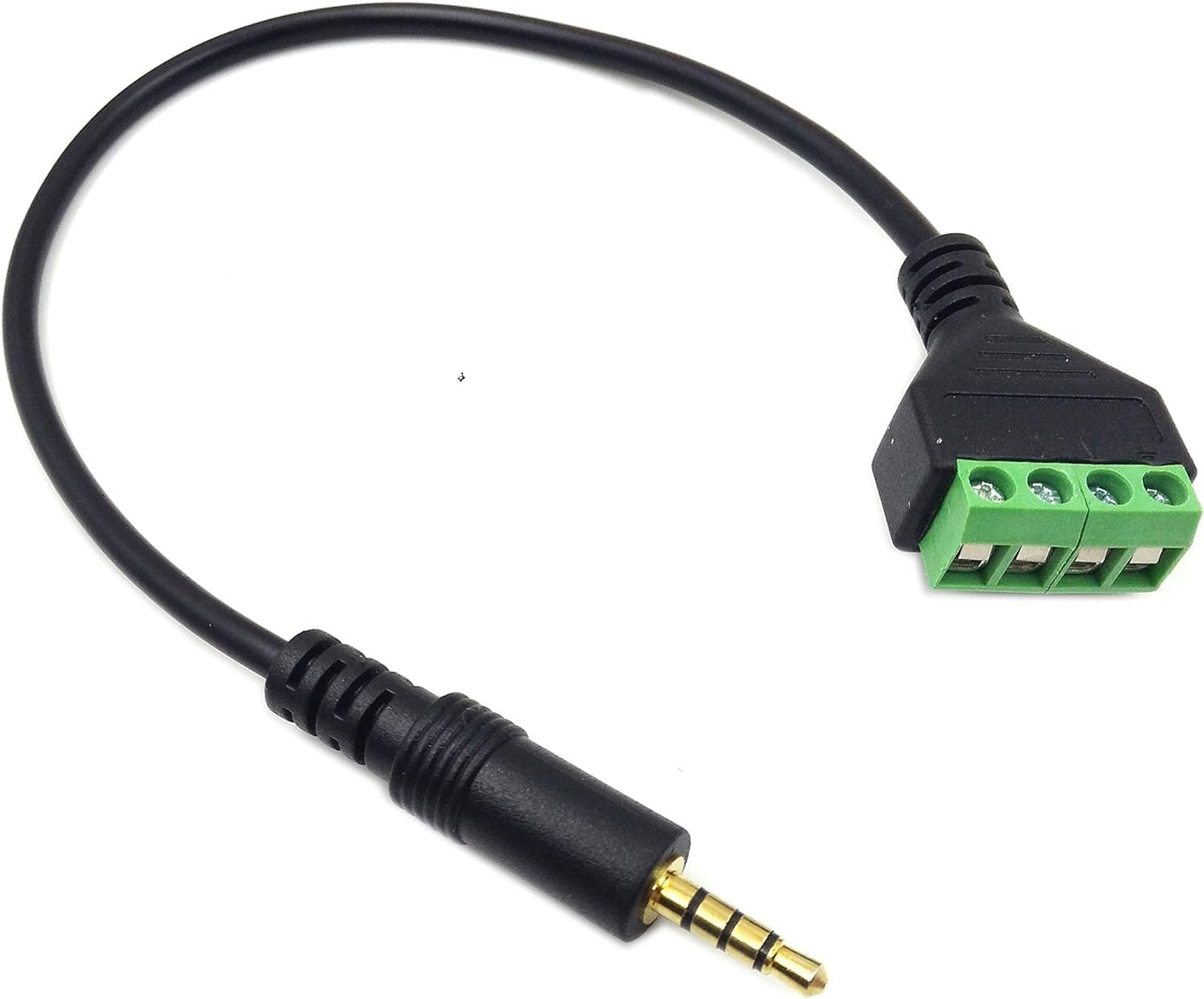 3.5Mm Speaker Wire Adapter, 3.5Mm (1/8") 4 Pole Stereo TRRS Male Jack to AV 4 Sc