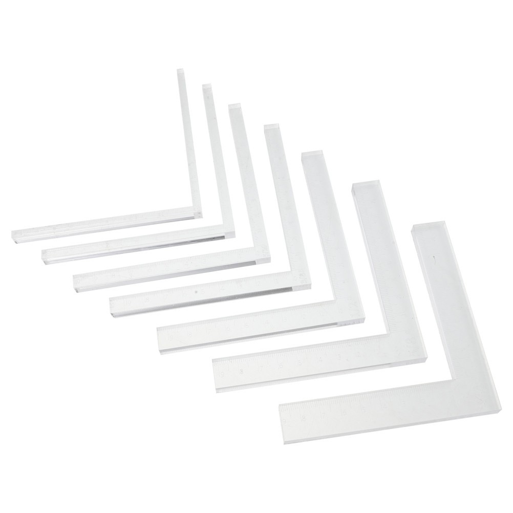 7pcs Card Making Alignment Guides: Layering & Matting Spacers Card Corners