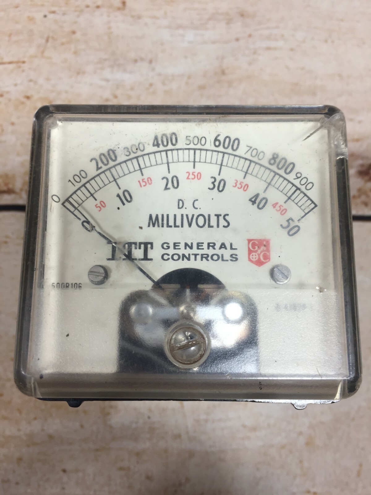 ITT General Controls 0-4787P-1 DC  Millivolt Meter With Carrying case Meter Tool