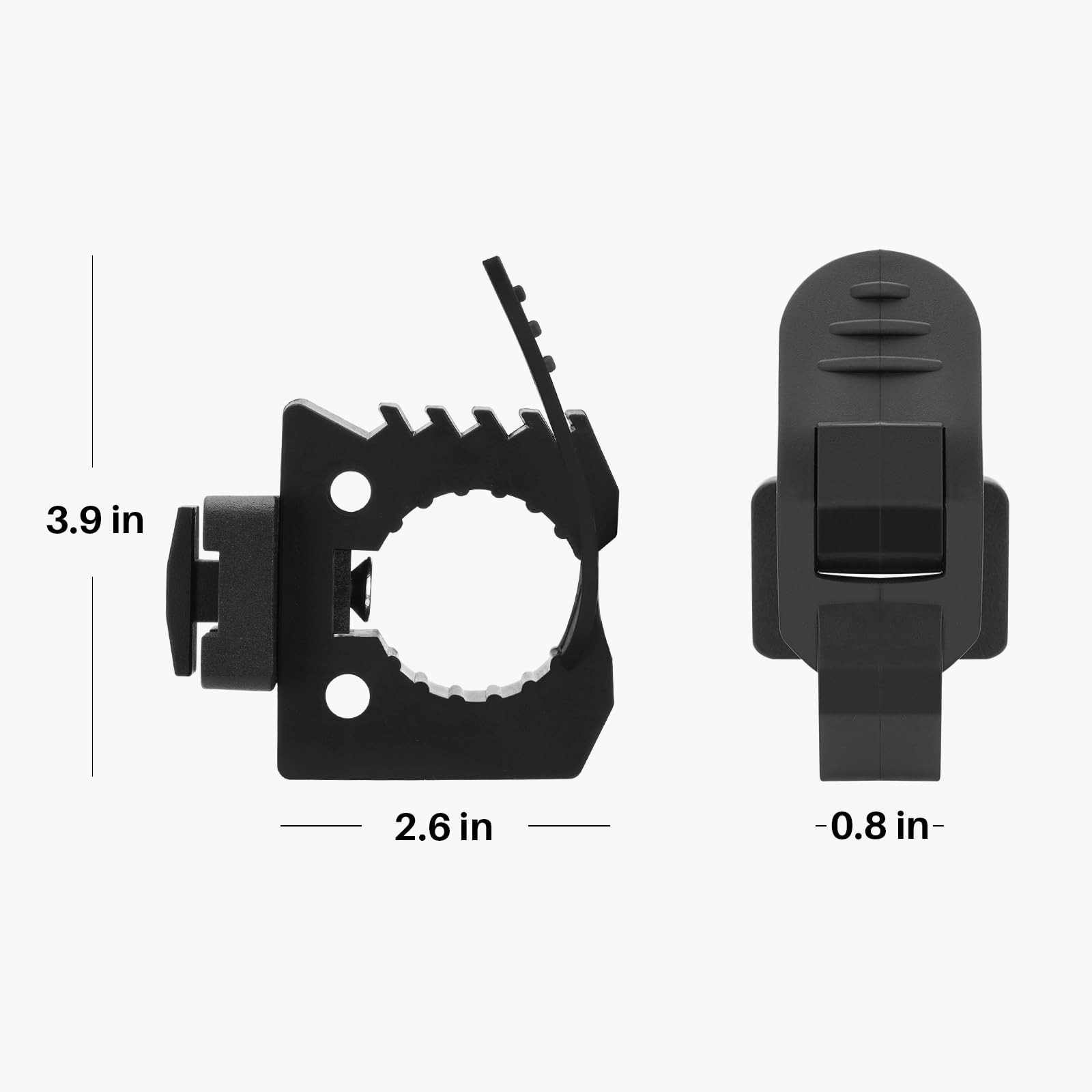 Quick Release Rubber Clamp for MOLLE Panel - MOLLE Accessories Adapter Mount ...