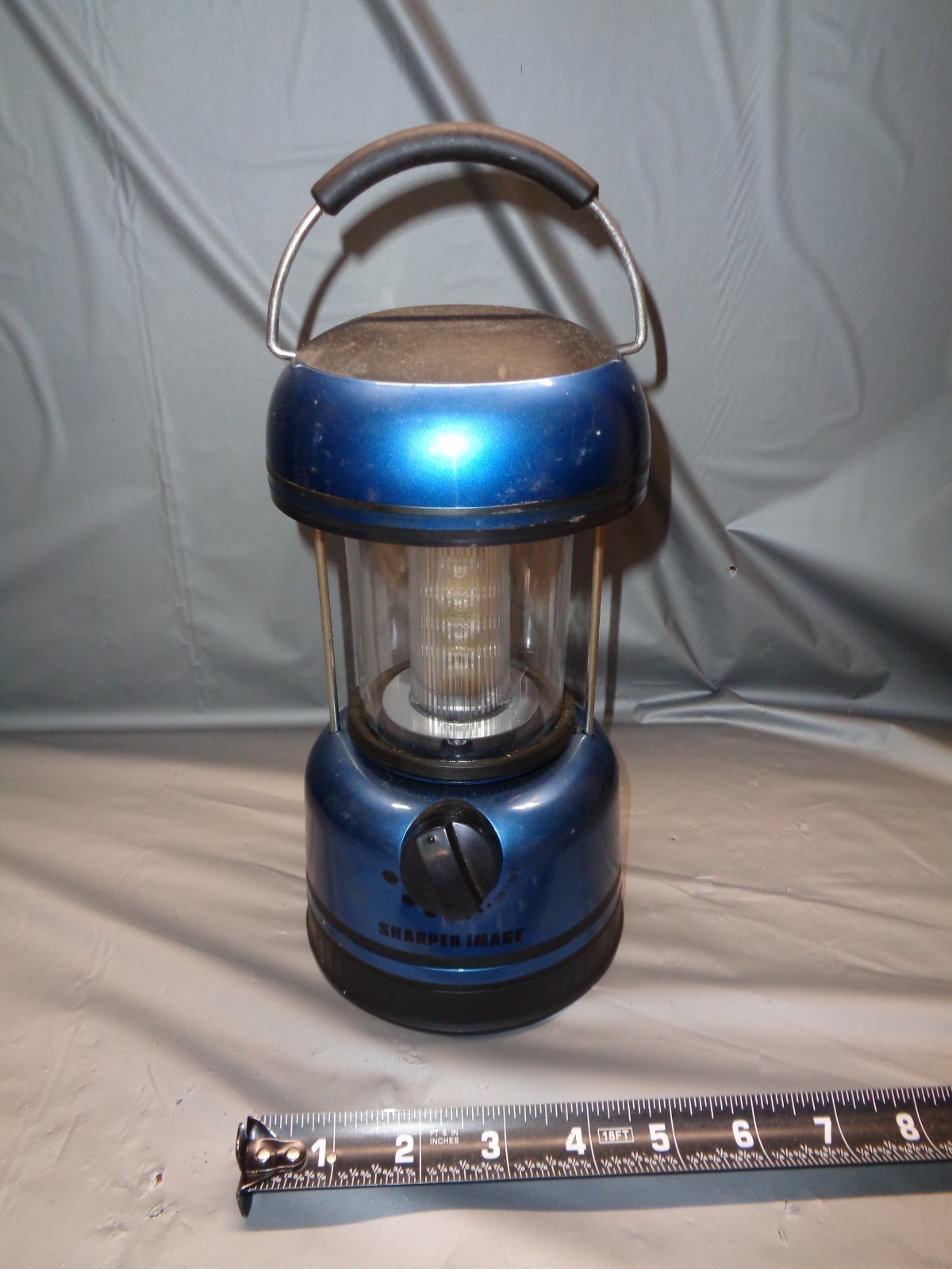 Sharper Image 1820034 Utility Camping LED Lantern - 9" Tall