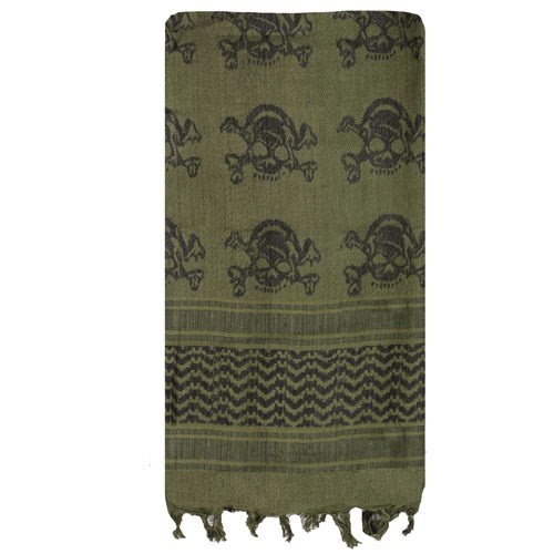 Outdoor Cotton Tactical Shemagh Scarf Facemask 43"x41" One Size Unisex Adult