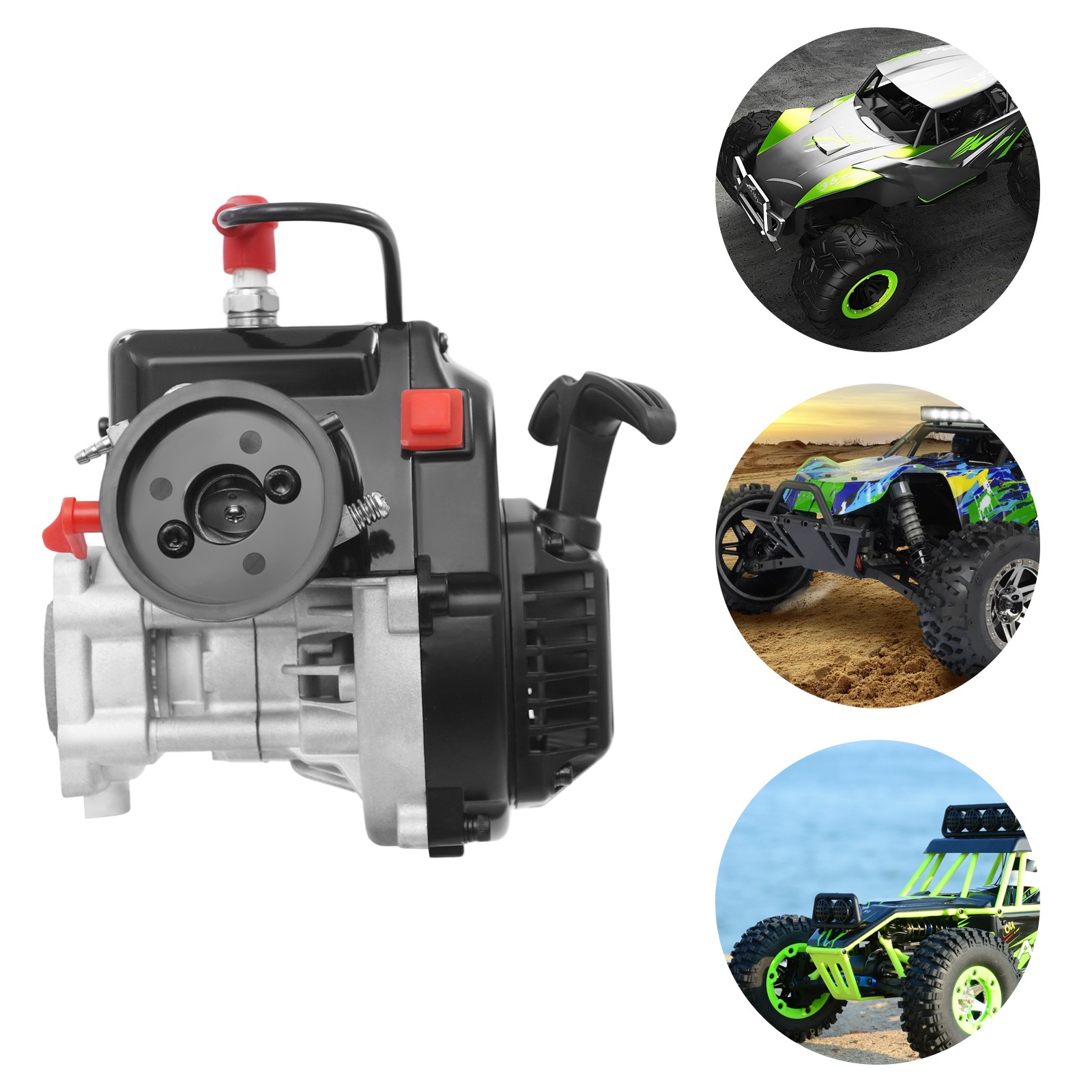 1/5 Scale Rc Car 32cc 4 Bolts Gas Engine For Rovan Hpi Baja 5T 5B King Motor