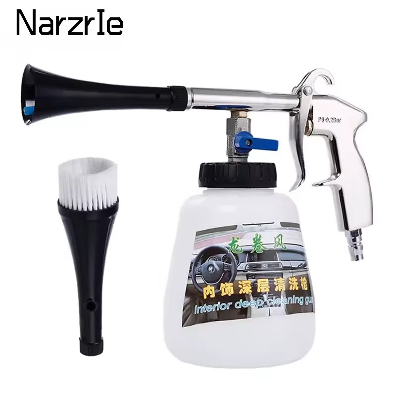 Tornado Cleaning Gun, High Pressure Turbo Car Cleaning Gun Clean and Air Dry Aut