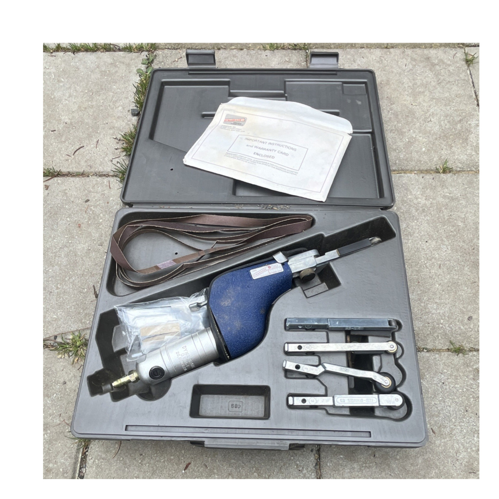 Dynabrade Dynafile Versatility Kit-11001 Belt Sander Kit 90 psi 1.25 in Case