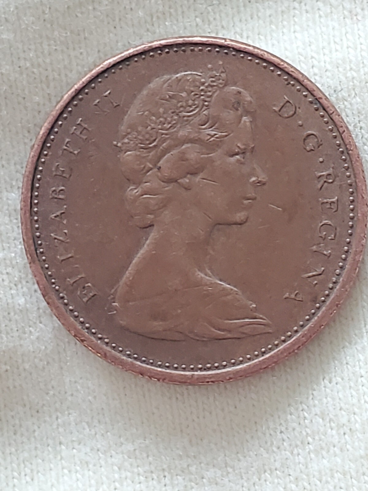1977  Canadian  (One Cent)  Elizabeth II
