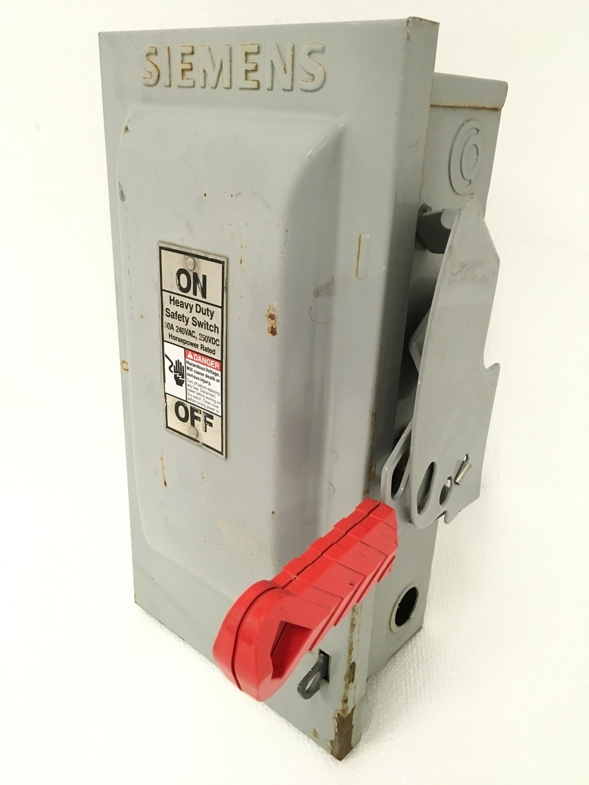 Siemens HF221N Fusible Heavy Duty Safety Switch w/ Tri-onic TR20R Fuses FREESHIP
