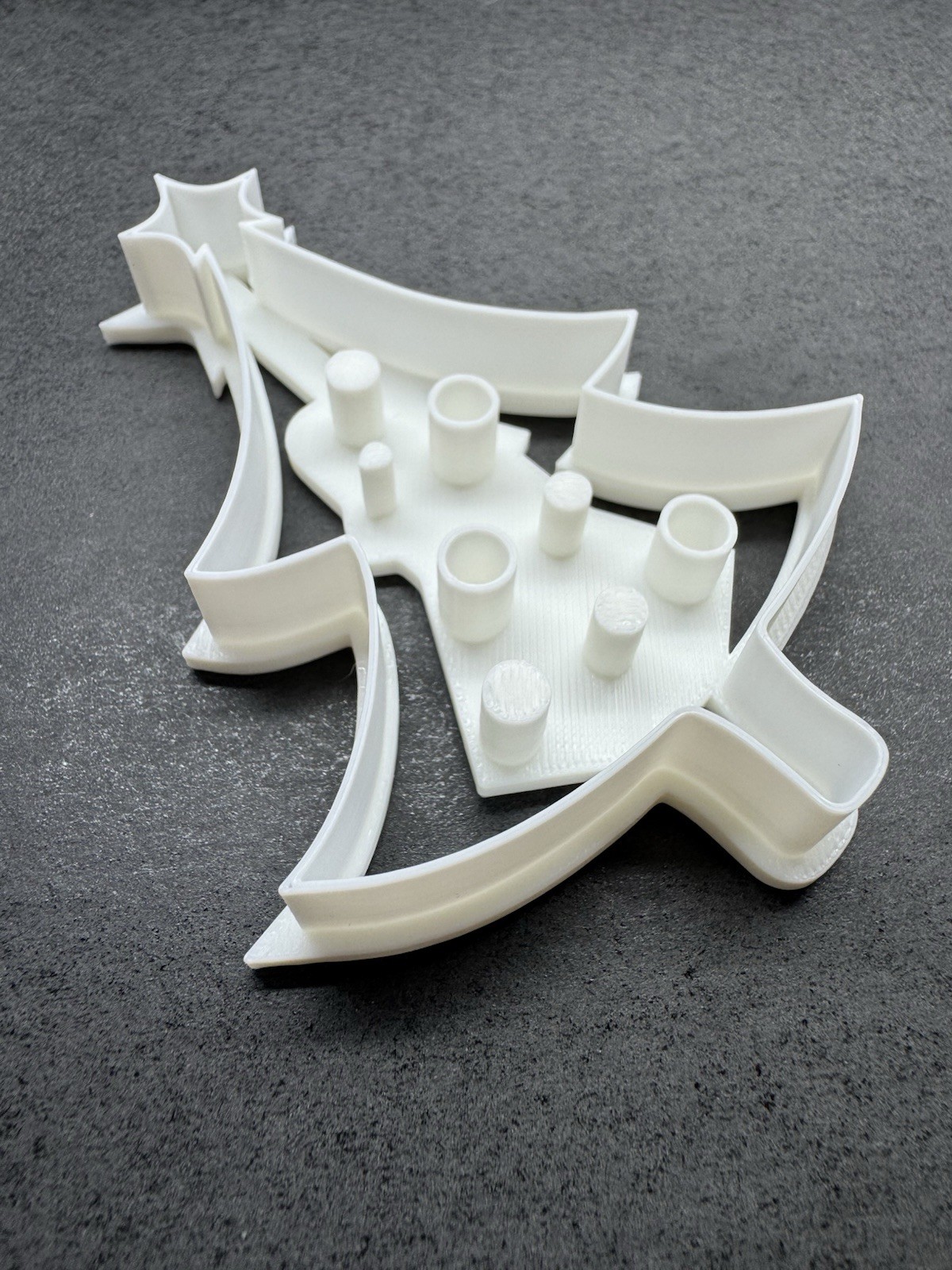 Set of 7 Christmas Cookie Cutters – 3D Printed Holiday Baking Set
