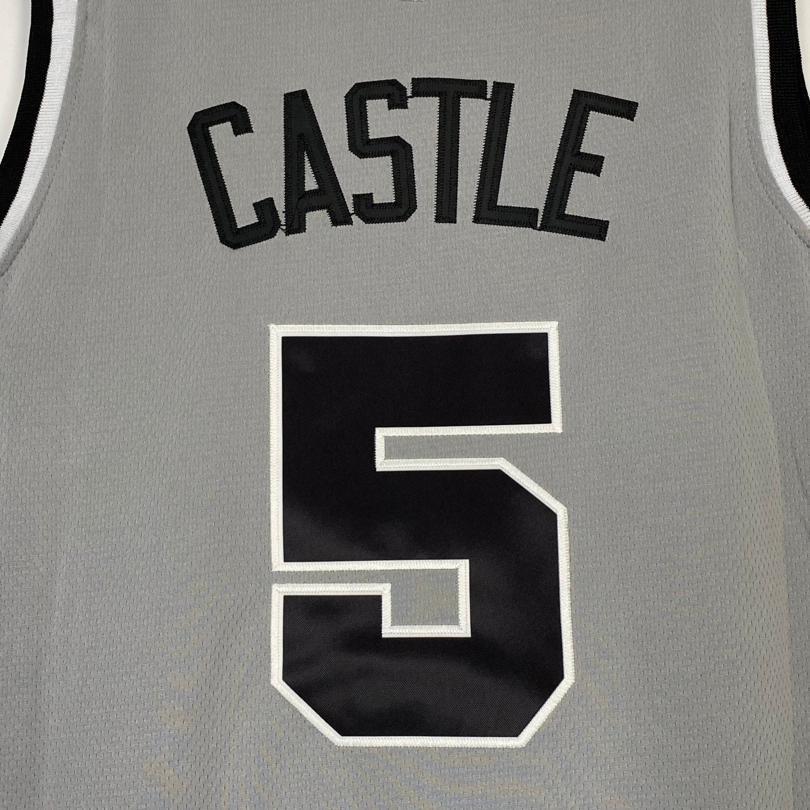Stephen Castle #5 Grey Embroidered Jersey S-2XL
