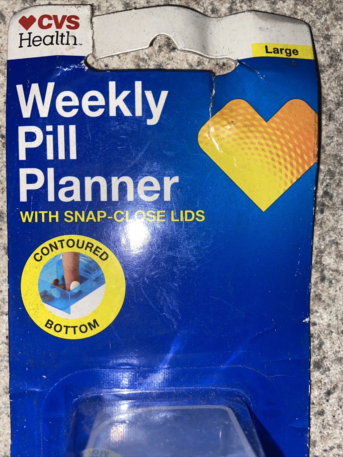 CVS Health LARGE WEEKLY PILL PLANNER