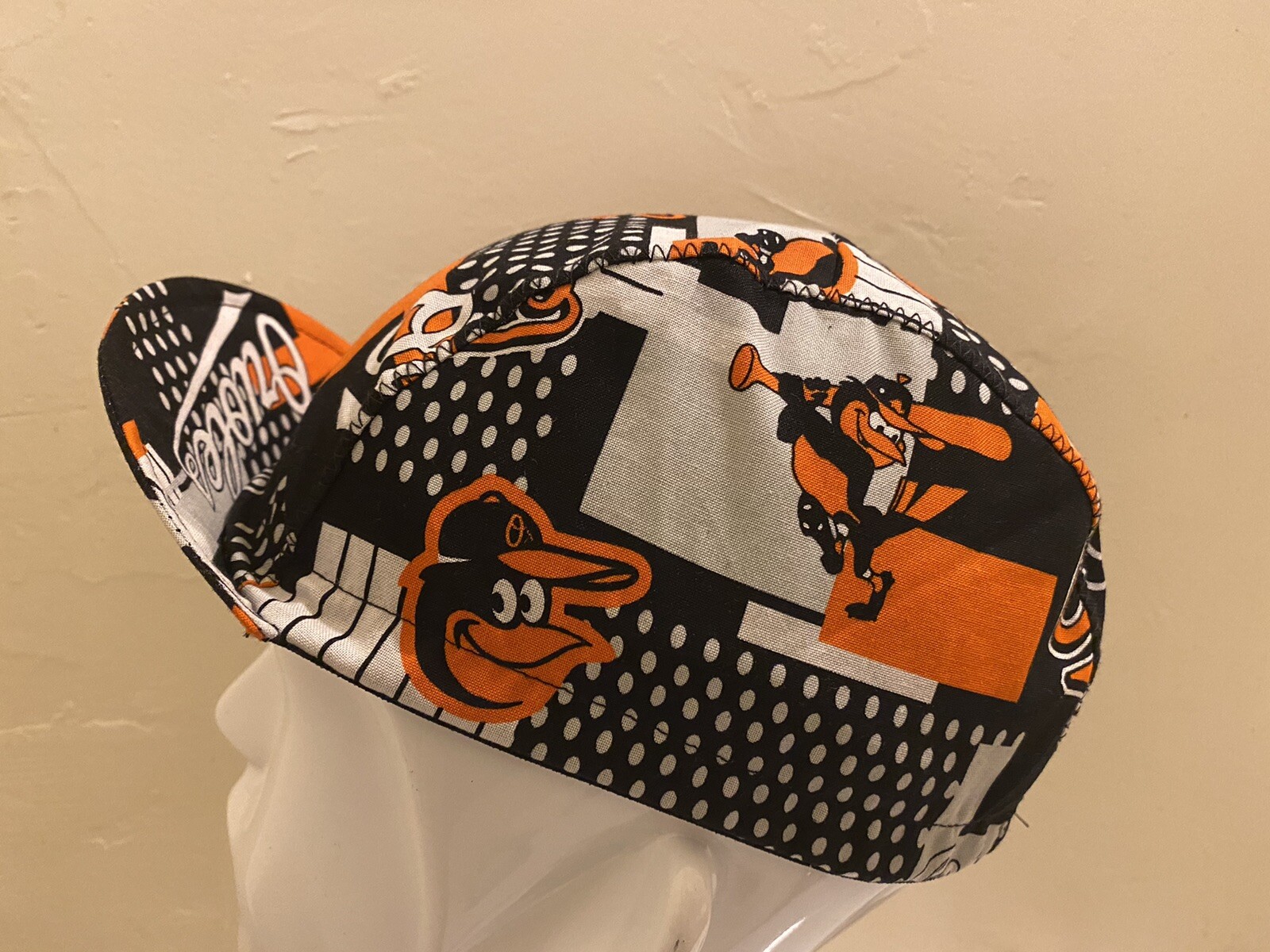 CYCLING CAP BALTIMORE ORIOLES MADE IN USA   S M L
