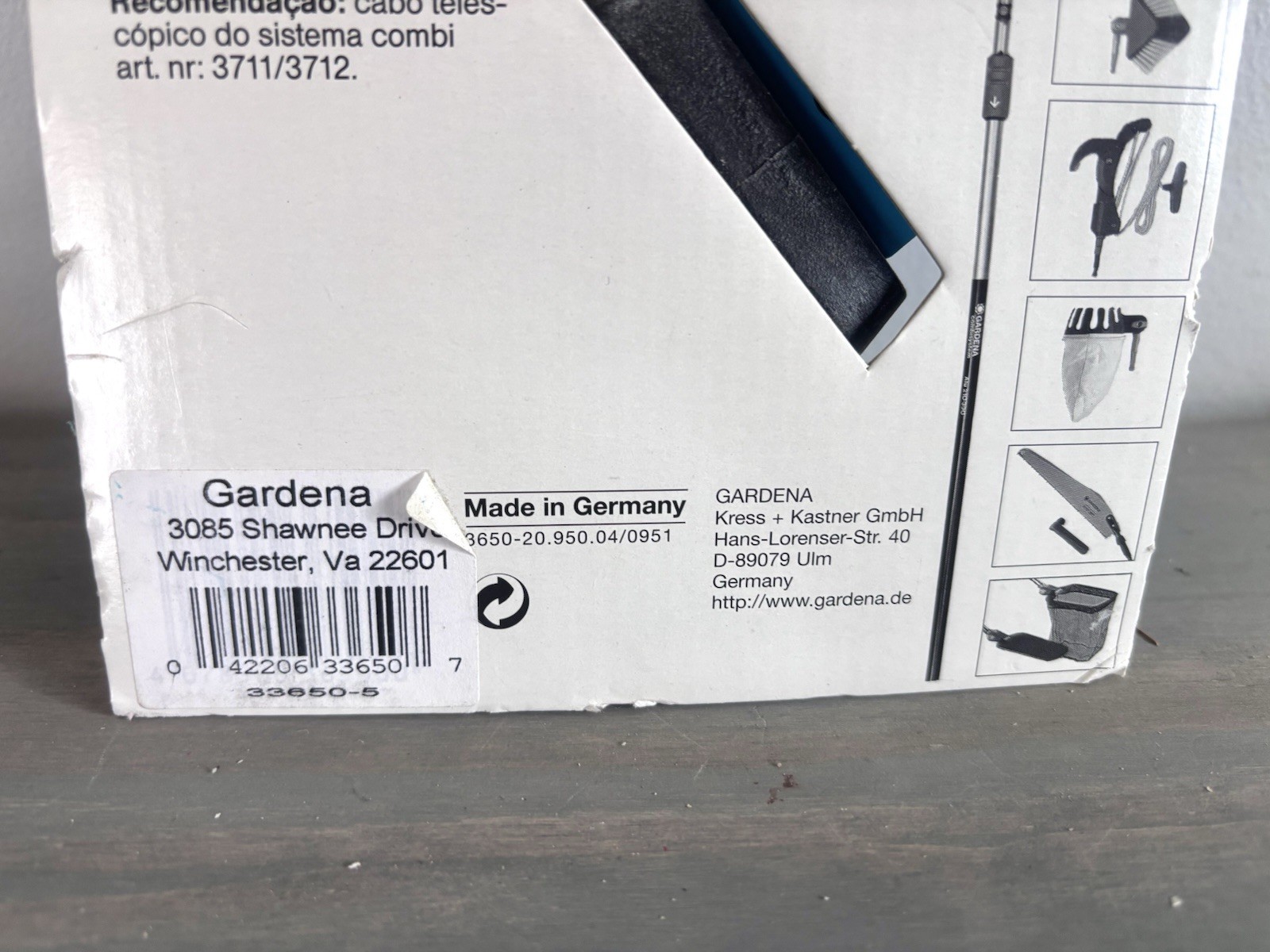 Gardena Combisystem Gutter Cleaner Head #3650
