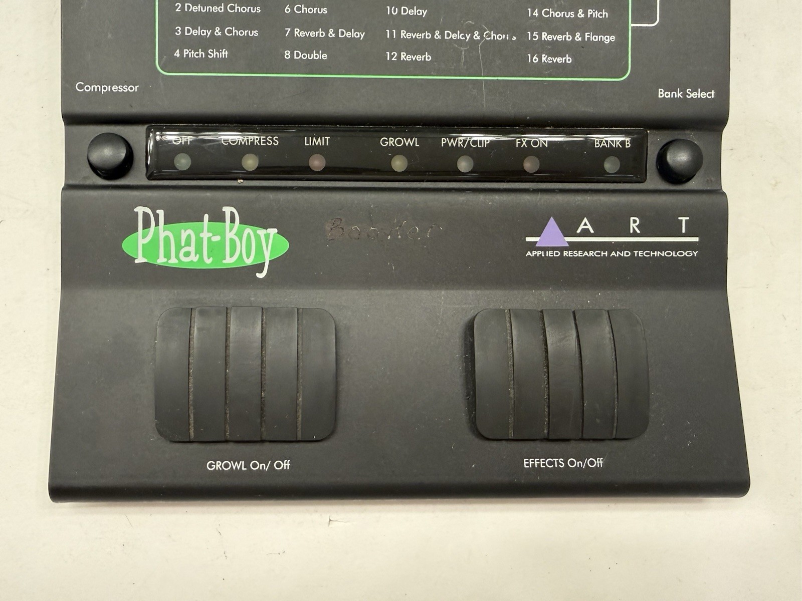 ART Phat Boy Applied Research Technology Bass Multi Effects Processor Pedal