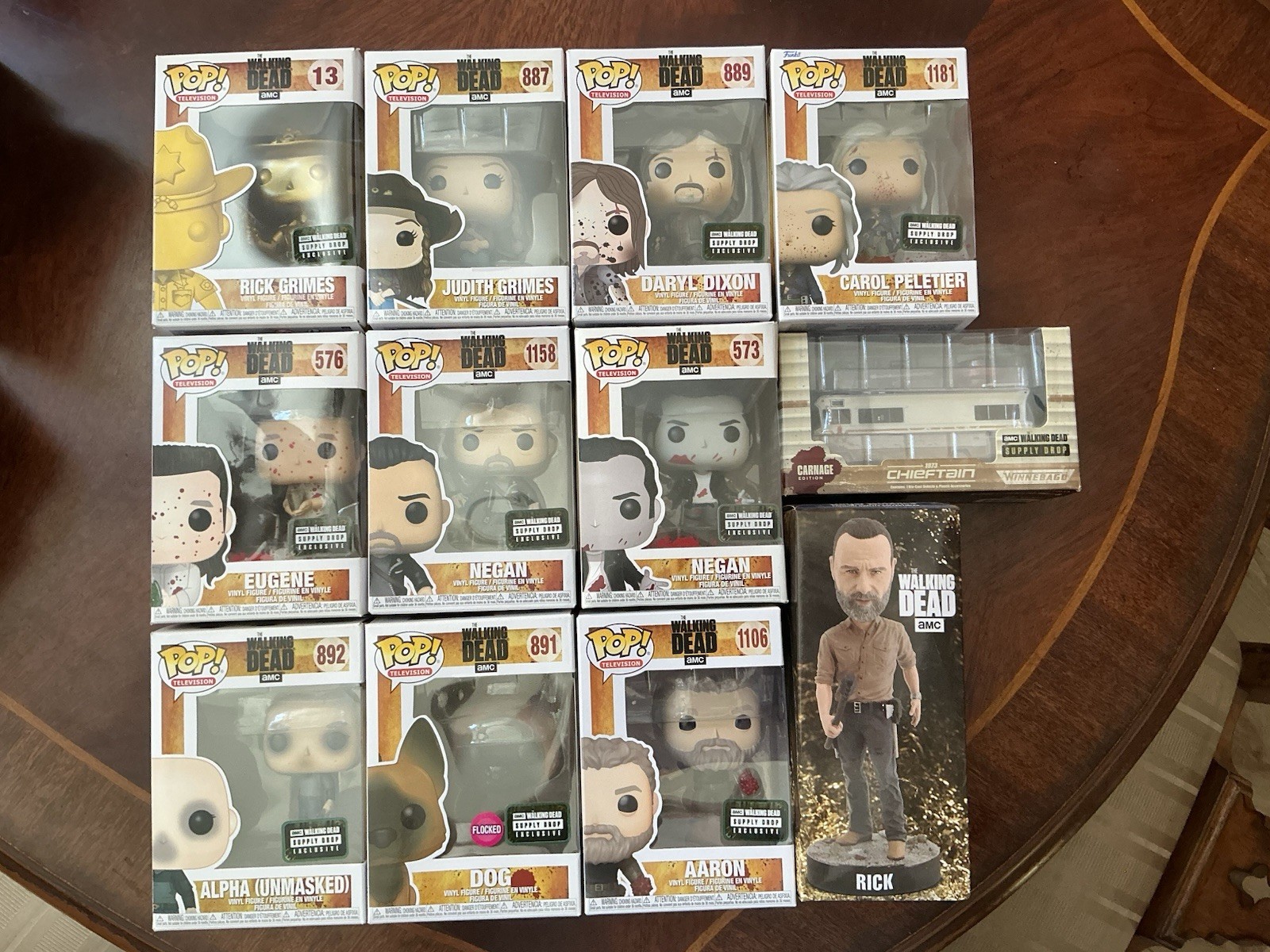 Funko POP! The Walking Dead Supply Drop Exclusive Flocked Vinyl Lot 11