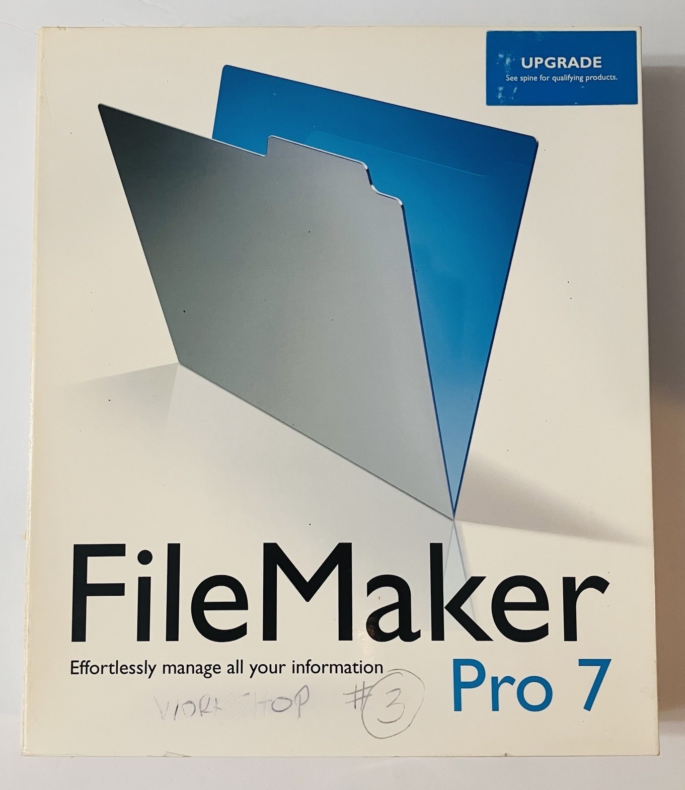 FileMaker Pro 7 Upgrade Retail Box CD 2004 Mac Windows Multilingual Database