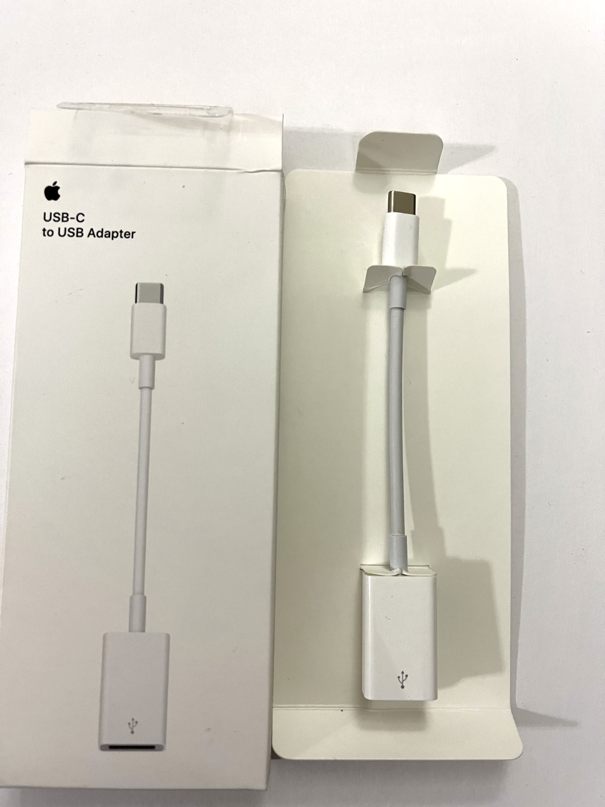 genuine Apple - USB-C-to-USB Adapter - White MJ1M2AM/A