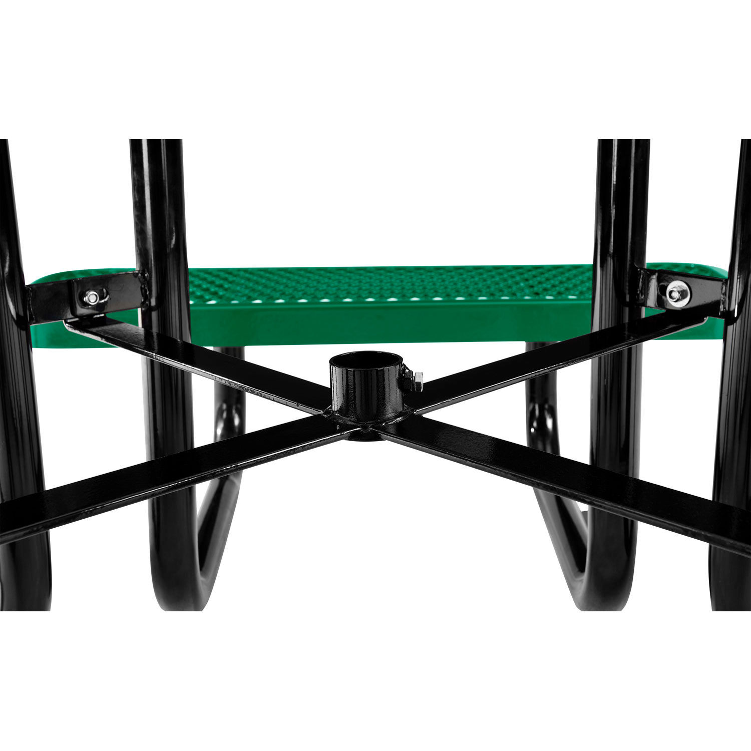 46" Child Size Square Expanded Picnic Table Green
