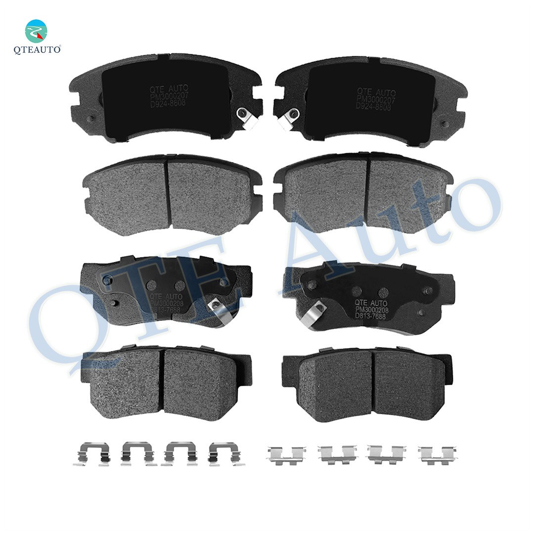 Set of 8 Front-Rear Ceramic Brake Pad Kit For 2005-2010 KIA Sportage