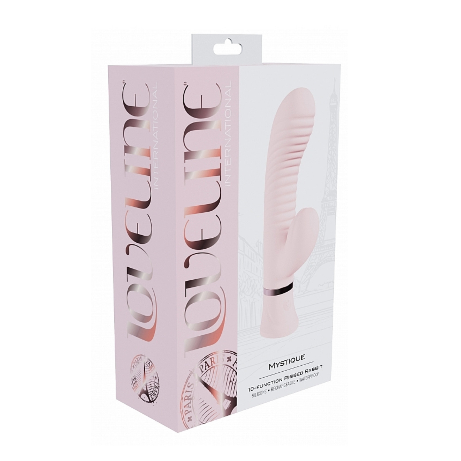 Ribbed Multi-Function Rabbit Vibrator G-spot Clitoris Silicone Stimulator