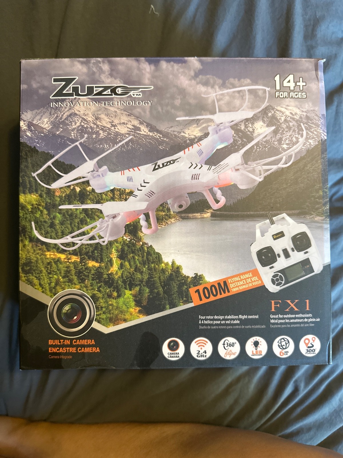 Zuzo 6 axis quadcopter drone with camera