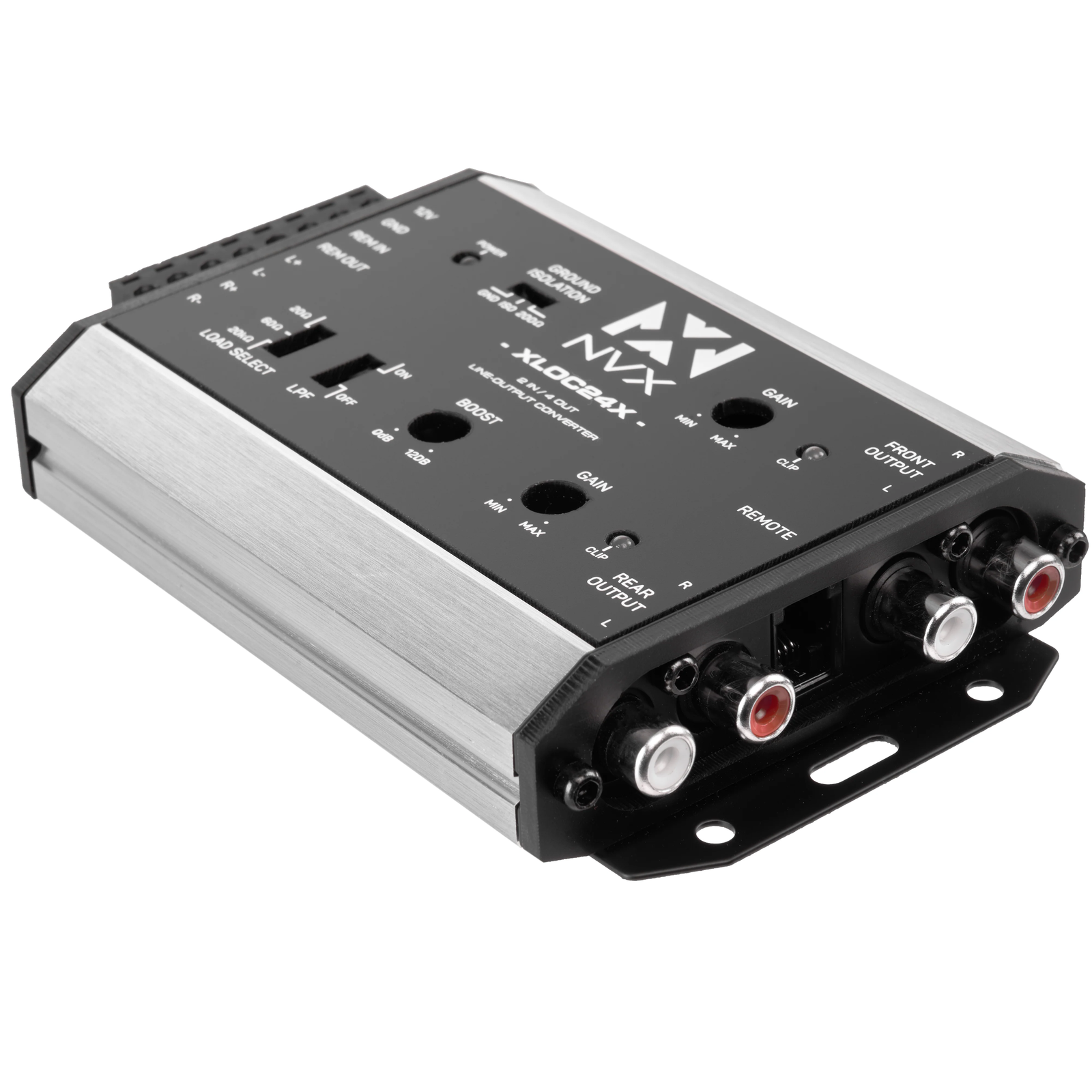 NVX XLOC24X 2 inputs / 4 outputs Line Output Converter with Remote Level Control