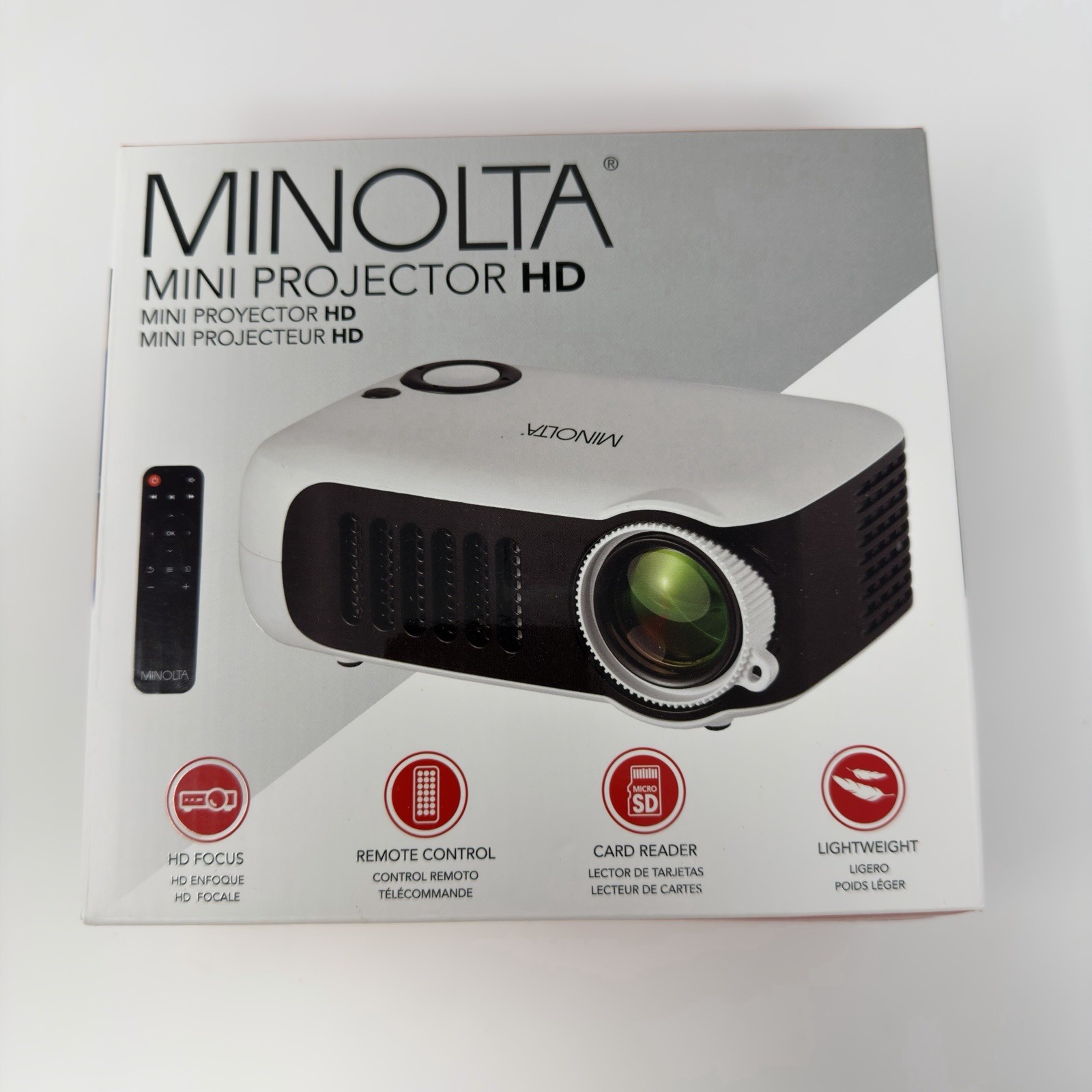 Minolta Mini Projector HD Model MN630 BRAND NEW SEALED in BOX