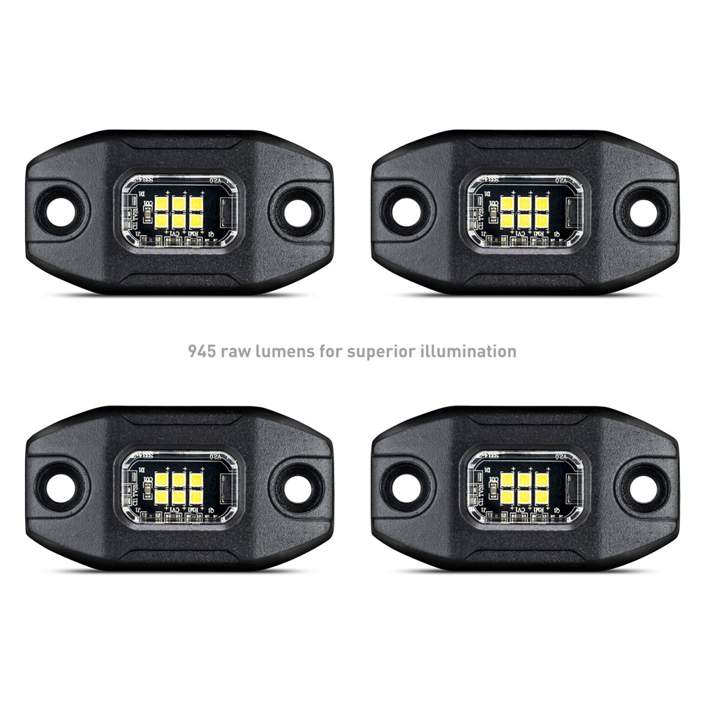 Borne Off-Road Rock Light (4) Short Harness