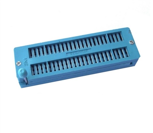 48 Pin Universal Zif Dip Tester Test Socket Solder Silver pg