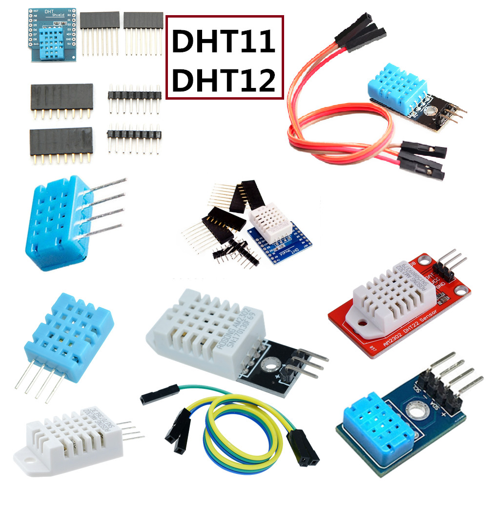 DHT11/12/22 AM2302 Temperature&Humidity Sensor Module Replace SHT11/15