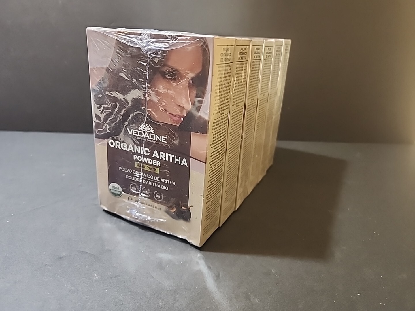 6 x Vedaone Organic Aritha Hair Powder 100gm Organic  Lot