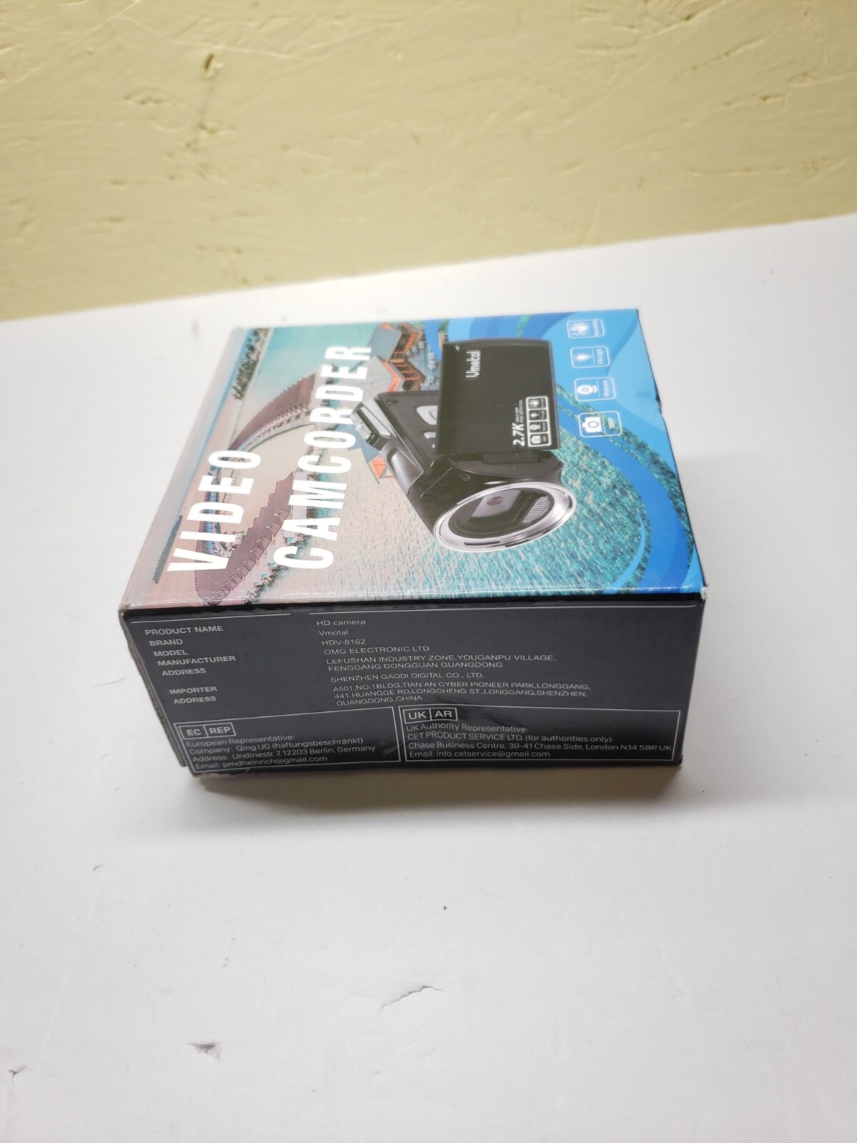 Vmstal HDV-8162 Video Camcorder SEE DESCRIPTION