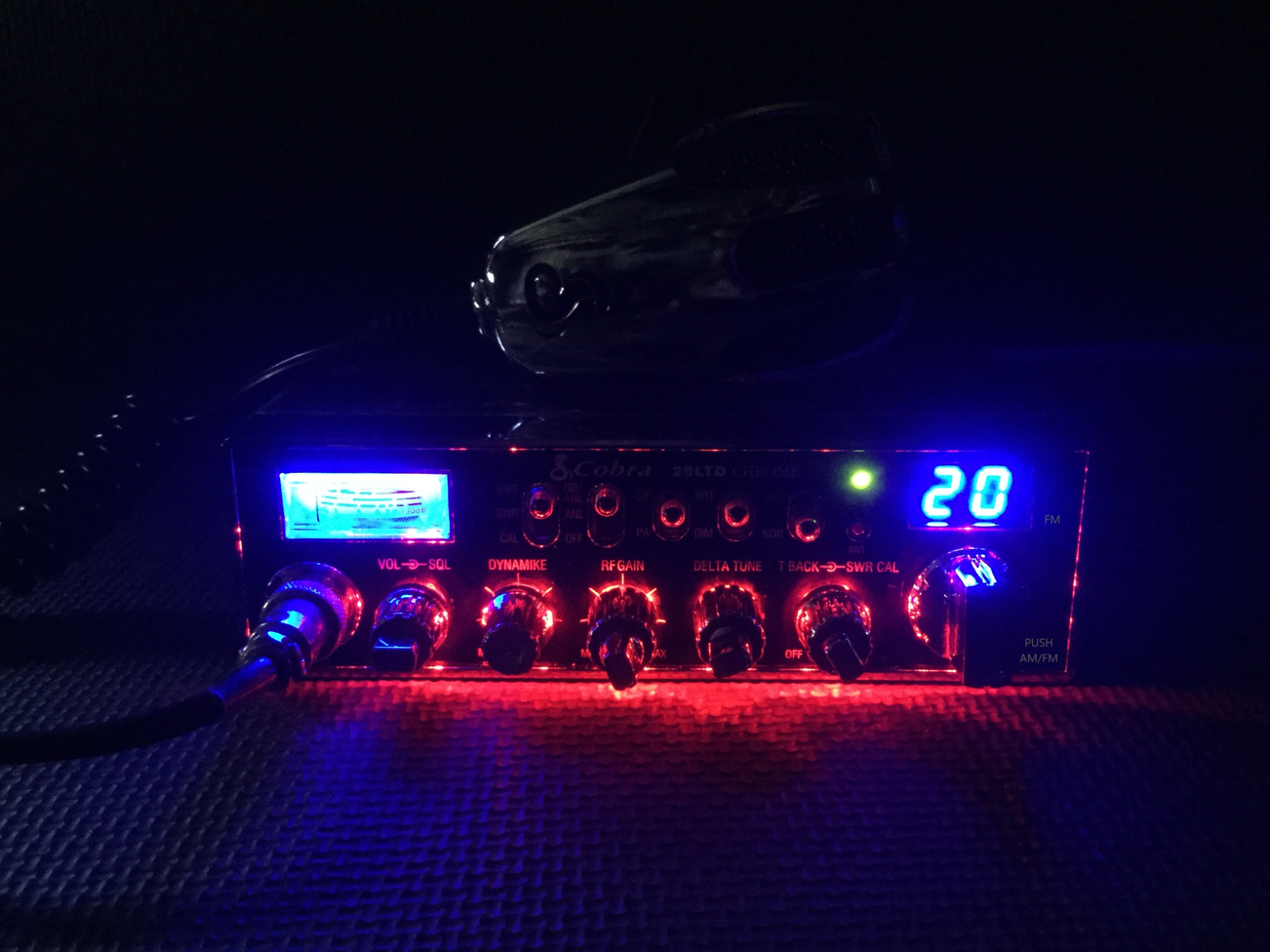 Cobra 29 LTD Chrome - RED NITRO + PERFORMANCE TUNED + RECEIVE ENHANCE + ECHO