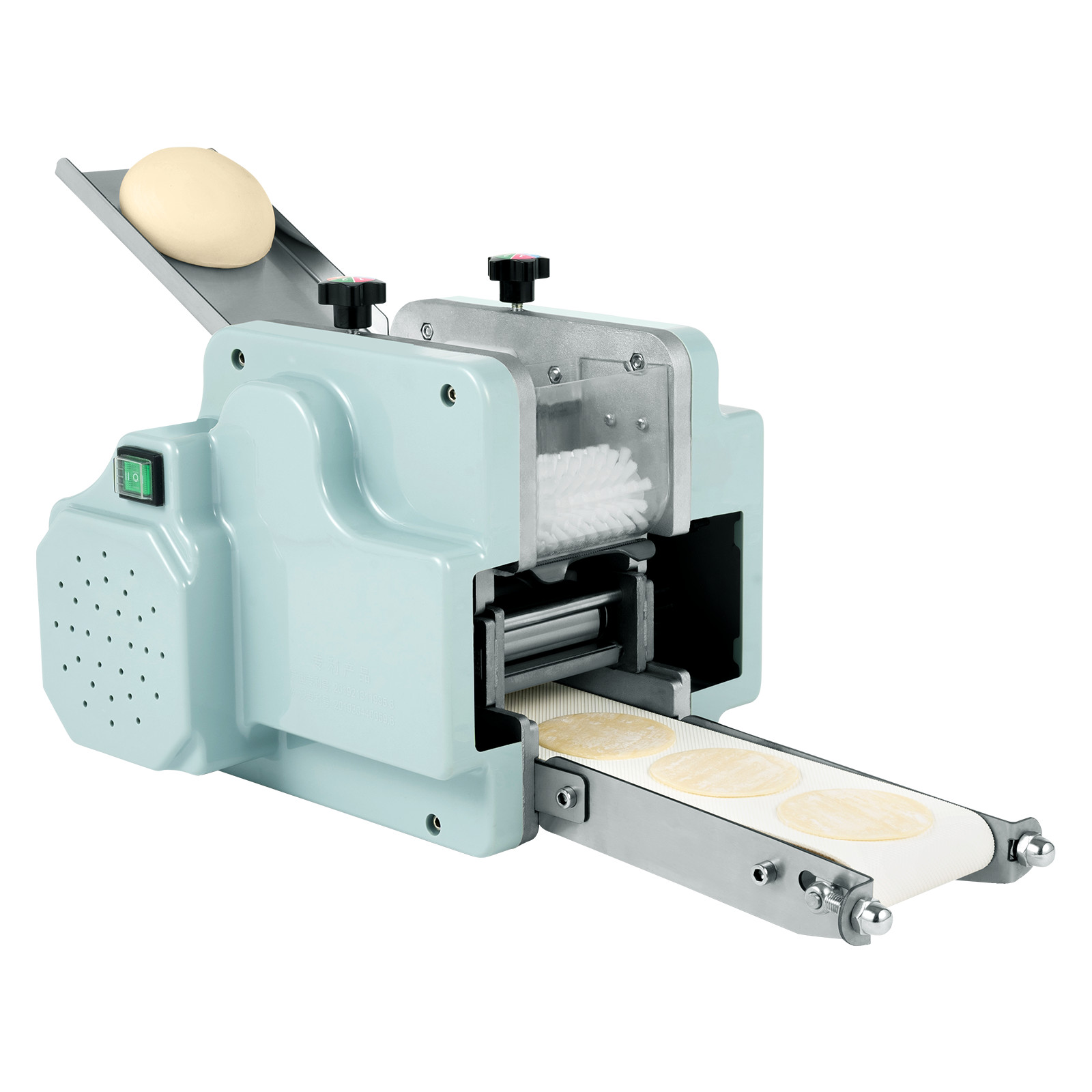 Electric Dumpling Skin Processing Machine Maker Wonton Dough Wrapper Commercial
