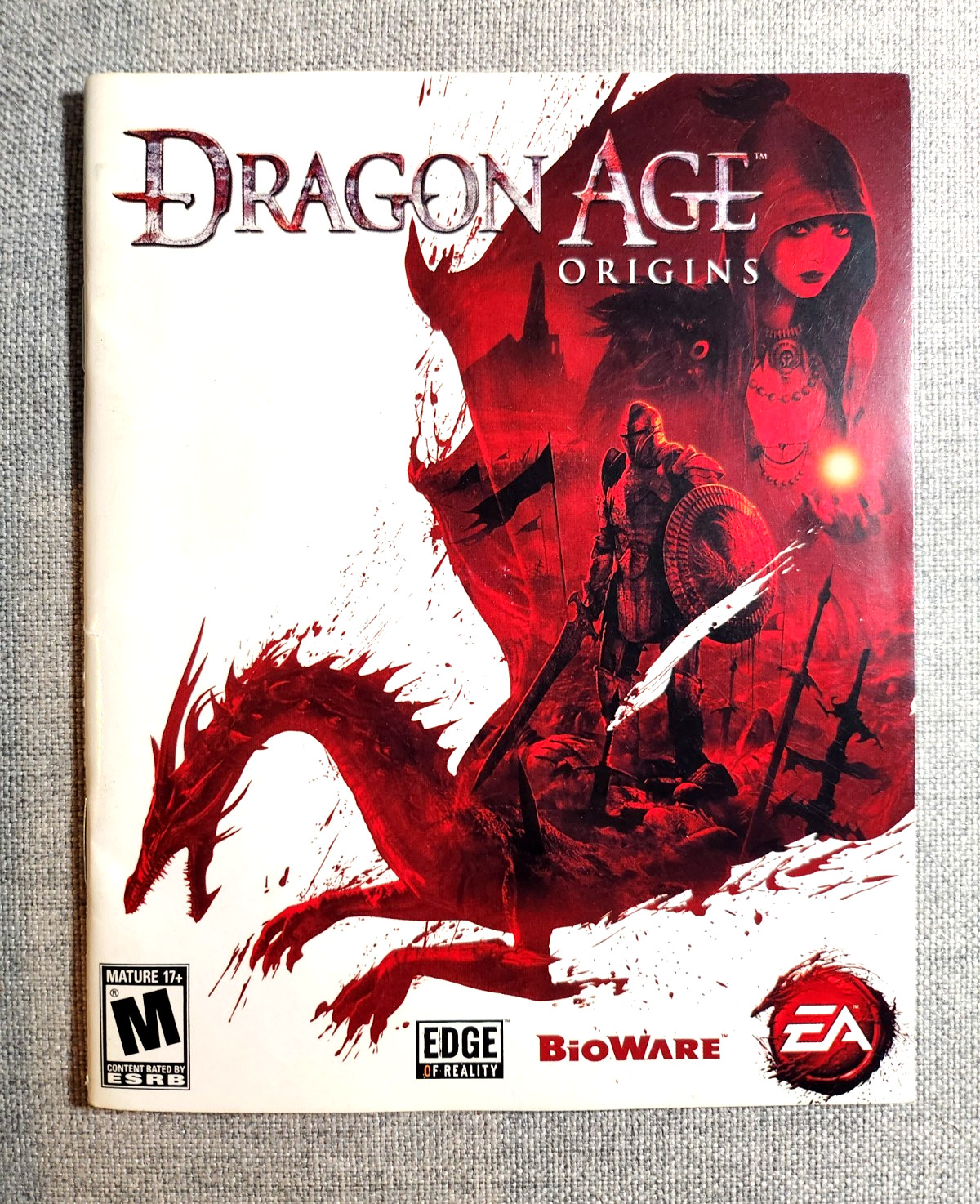 Dragon Age Origins Instruction Manual Only - PlayStation 3 (PS3)
