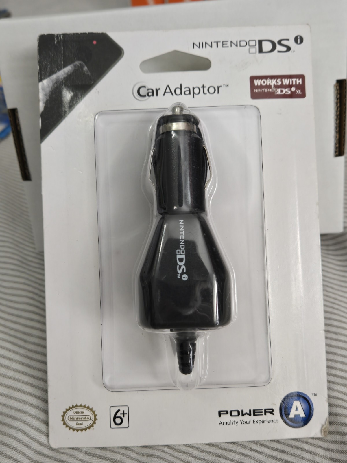 Nintendo DSi DSXL Power A Car Adaptor Charger On The Go Gaming New In Package