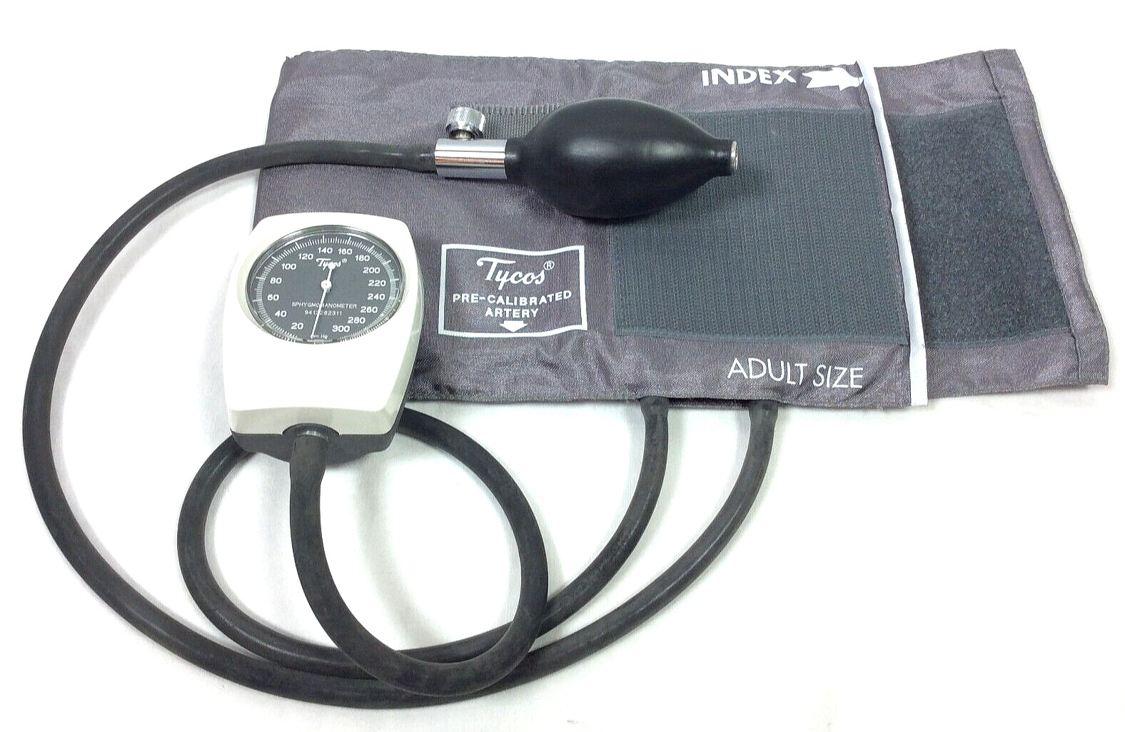 TYCOS Sphygmomanometer & Pre-Calibrated Artery Adult Size Blood Pressure Cuff t7