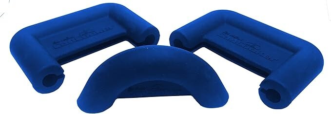 Cancooker Heavy-Duty Silicone Comfortable Handle And Latch Covers - Blue