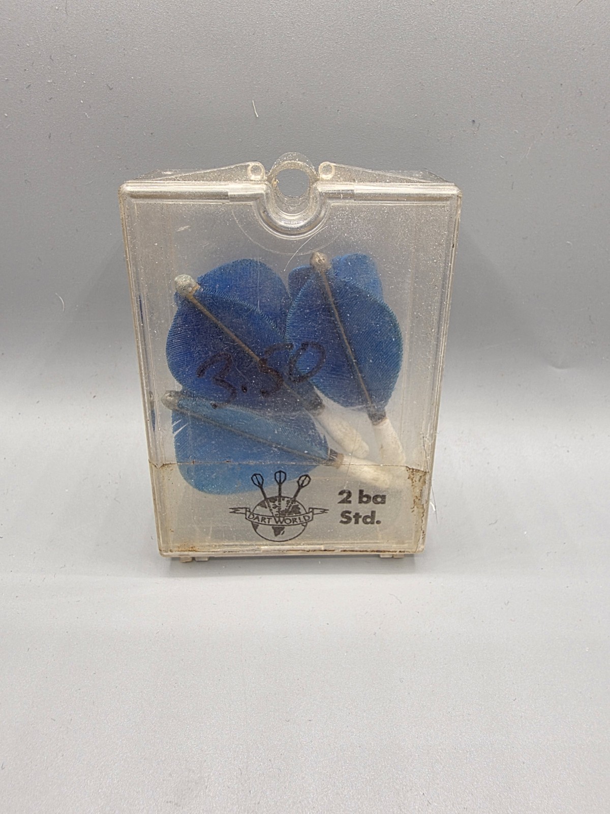 Vintage Dart World Preowned Blue Feather Flights 2ba