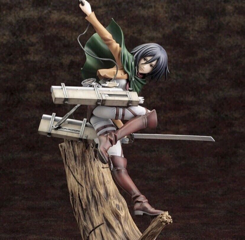 Anime Attack on Titan Mikasa Ackerman Action Doll PVC Figure New No Box toy mode