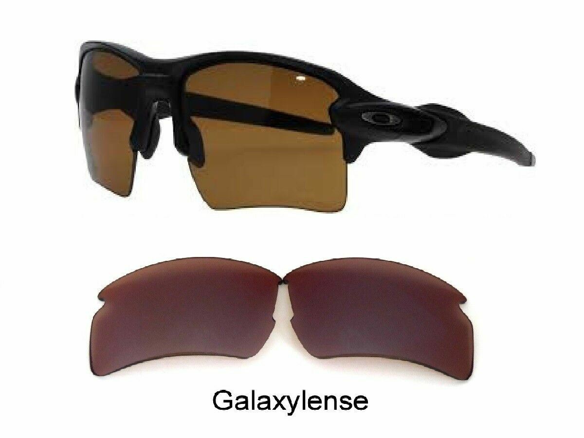 Galaxy Replacement Lenses For Oakley Flak 2.0 Sunglasses Brown Color Polarized