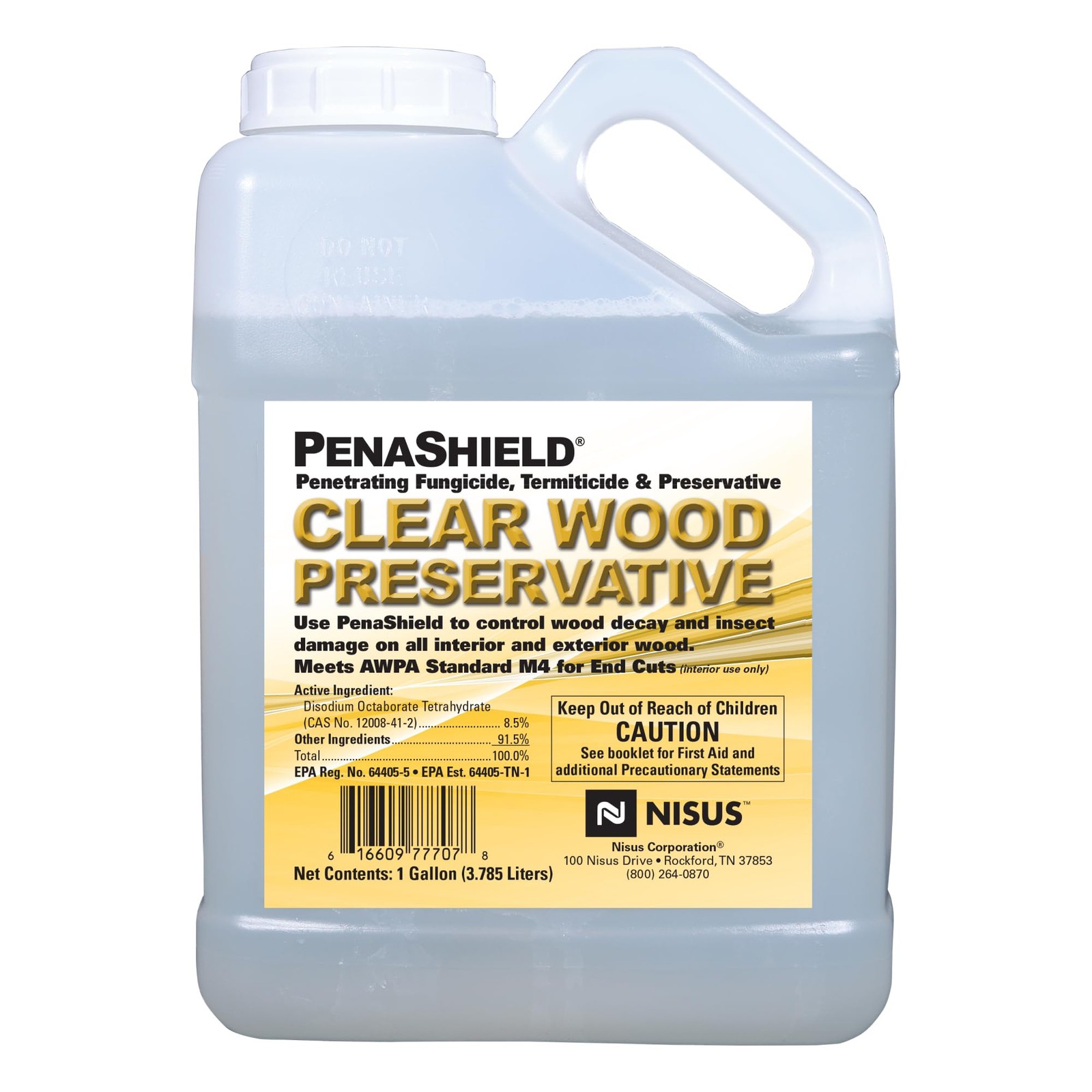 1 Gallon Household Wood Stain Clear Formula for Indoor and Outdoor Protection