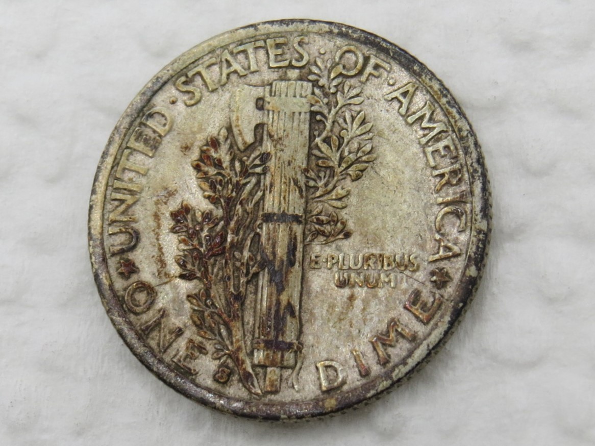 1929 S Mercury Dime - VF+ - 90% Silver 10 Cent US Coin - Better Date
