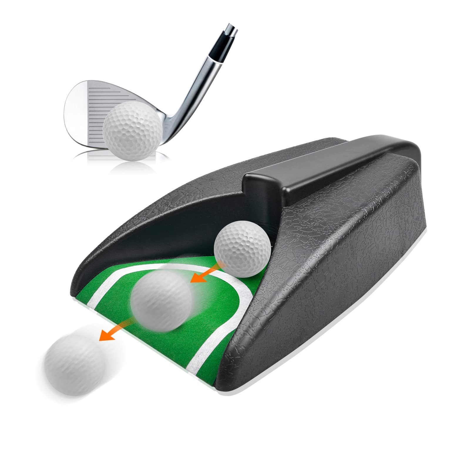 Automatic Putting Machine - Auto Returning Golf Cup Training Aid for Indoor/O...